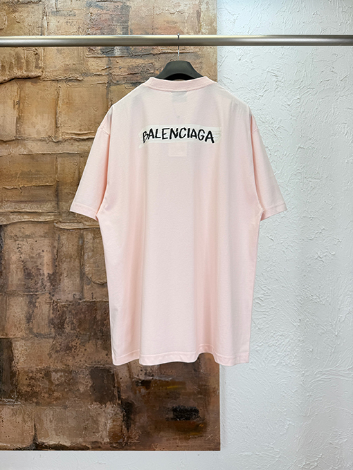 バレンシアガ BALENCIAGA レターテーププリント半袖Tシャツ