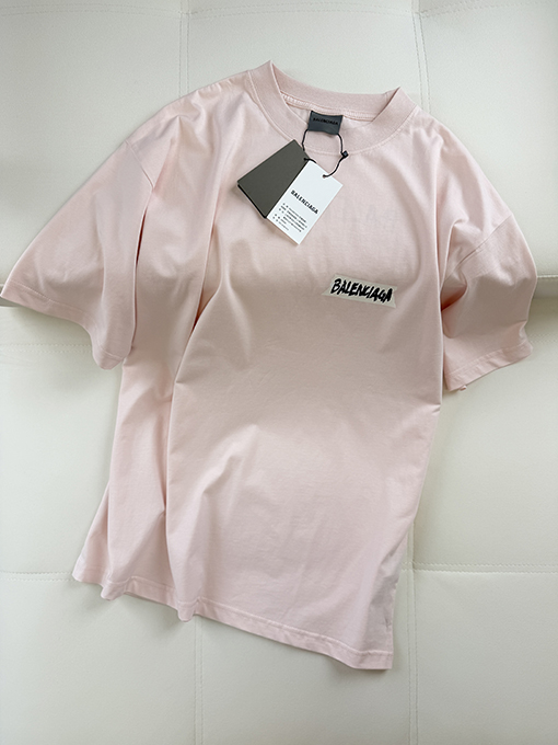 バレンシアガ BALENCIAGA レターテーププリント半袖Tシャツ