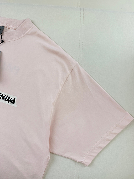 バレンシアガ BALENCIAGA レターテーププリント半袖Tシャツ