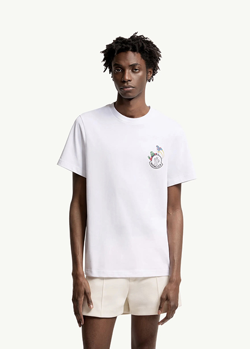 モンクレール クラシックプリント半袖Tシャツ