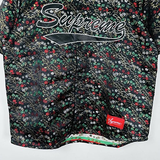 シュプリーム SUPREME 花柄ジャカード織りの半袖ジャージー