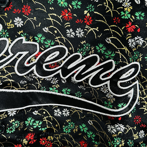 シュプリーム SUPREME 花柄ジャカード織りの半袖ジャージー