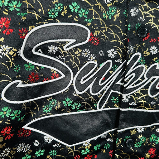 シュプリーム SUPREME 花柄ジャカード織りの半袖ジャージー