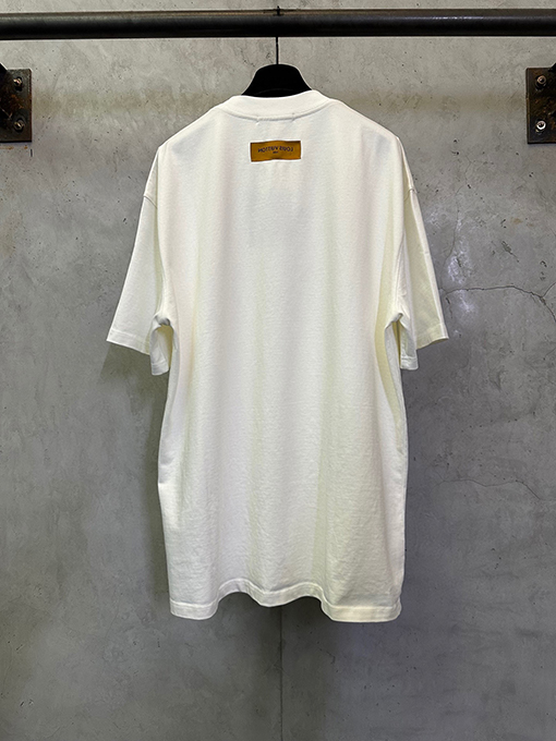 ルイヴィトン LV パールロゴ入りクルーネック半袖Tシャツ