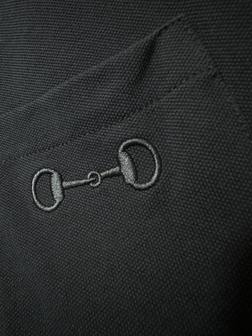 グッチスーパーコピー 綿刺繍入りピケコットン半袖ポロシャツ