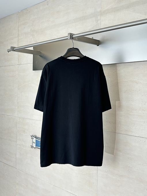 プラダ半袖Tシャツコピー 三角形のロゴ入り半袖Tシャツ