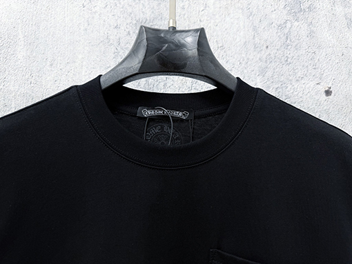 クロムハーツ半袖Tシャツスーパーコピー 新モデルプリント入りクルーネック半袖Tシャツ