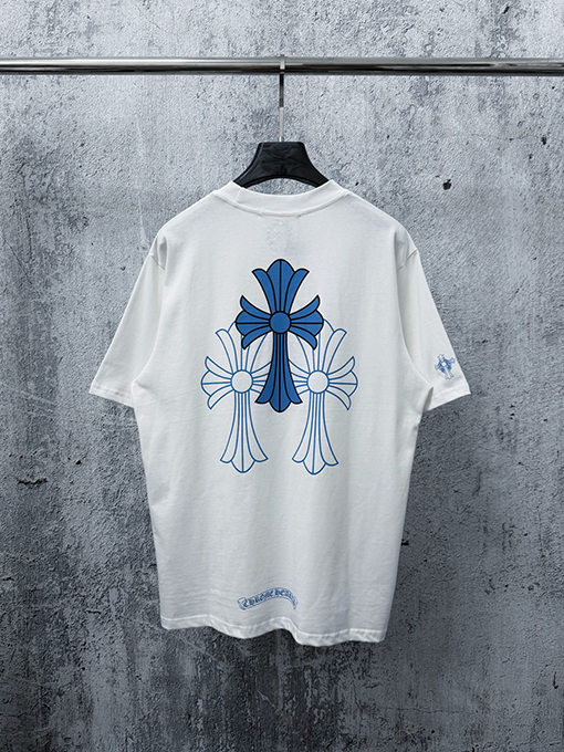 クロムハーツ クラシックプリント クルーネック 半袖Tシャツ