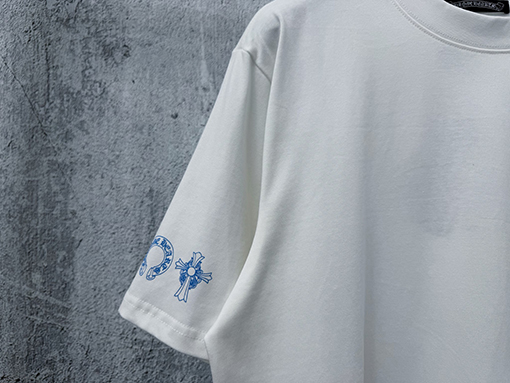 クロムハーツ クラシックプリント クルーネック 半袖Tシャツ