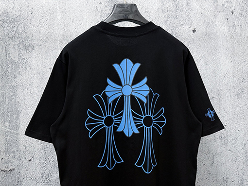 クロムハーツ クラシックプリント クルーネック 半袖Tシャツ