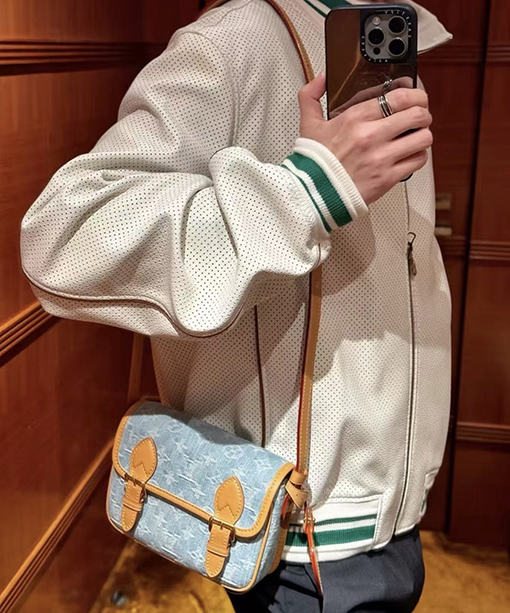 ルイヴィトン パンチングレザージャケット