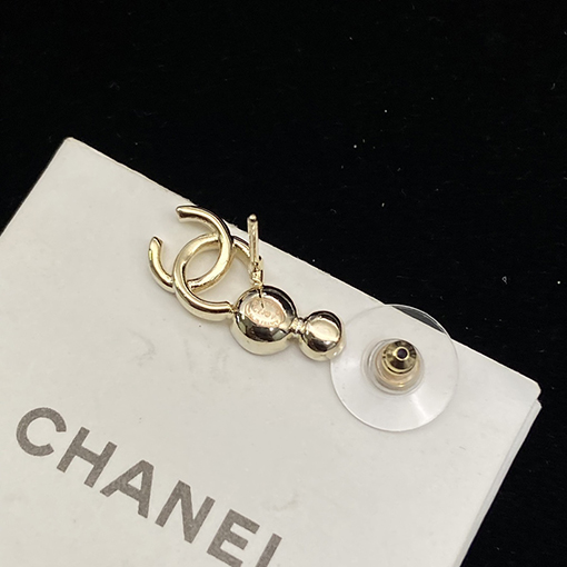 シャネルコピー レディースダブルCミニクリスタルスタッドピアス