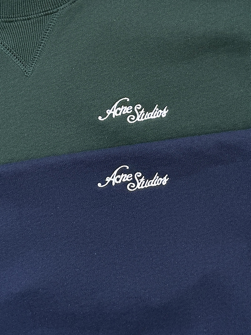 アクネストゥディオズスーパーコピー Acne Studios ロゴ刺繍入りクルーネック スウェットシャツ