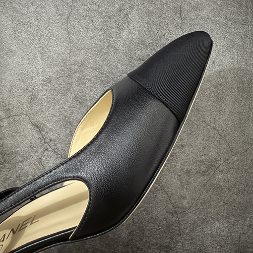 シャネル Slingback レディースシリーズクラシックのチャンキーヒール