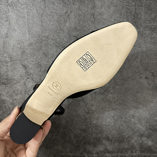 シャネル Slingback レディースシリーズクラシックのチャンキーヒール