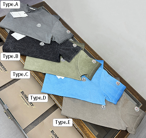 モンクレールコピー 最新カップルスタイルなウォッシュ半袖Tシャツ