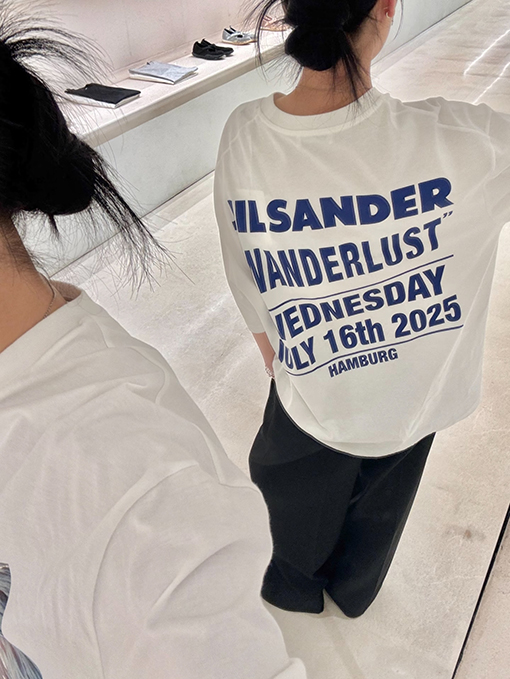 ジルサンダーコピー JIL SANDER ショースタイル ブルースカイ 半袖Tシャツ