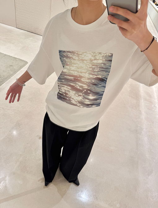 ジルサンダーコピー JIL SANDER ショースタイル ブルースカイ 半袖Tシャツ