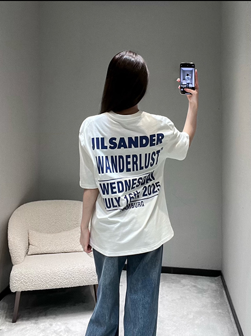 ジルサンダーコピー JIL SANDER ショースタイル ブルースカイ 半袖Tシャツ