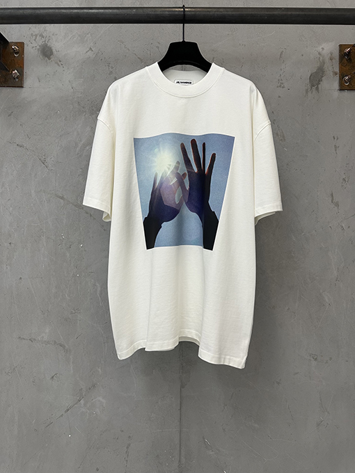 ジルサンダーコピー JIL SANDER ショースタイル ブルースカイ 半袖Tシャツ