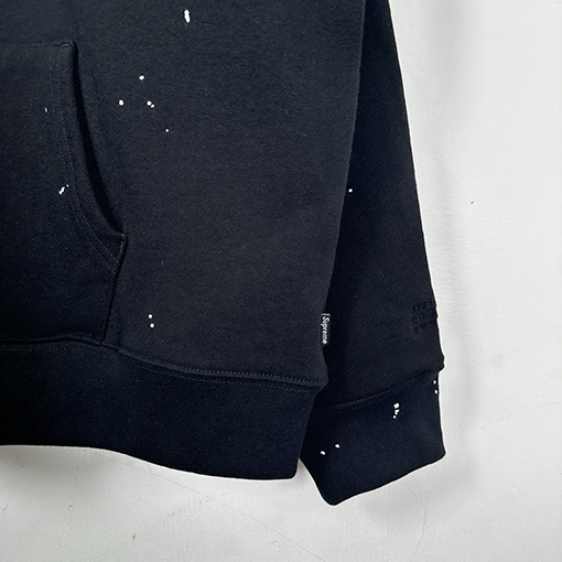 シュプリーム X マルタンマルジェラスーパーコピー SUPREME コラボレーションインクスプラッター刺繍ジップアップパーカー