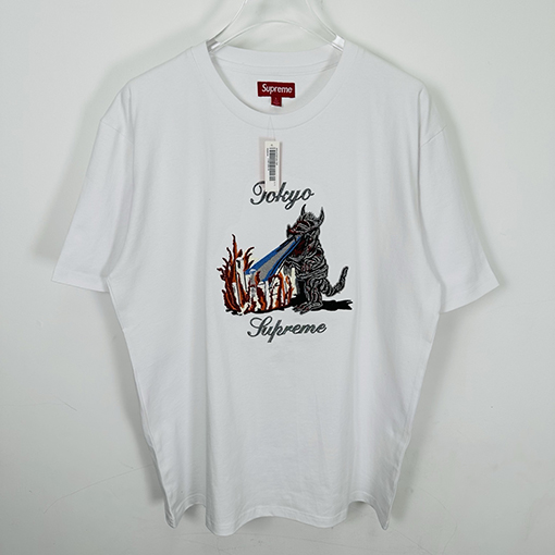 シュプリーム偽物 SUPREME 東京刺繍モンスター半袖Tシャツ