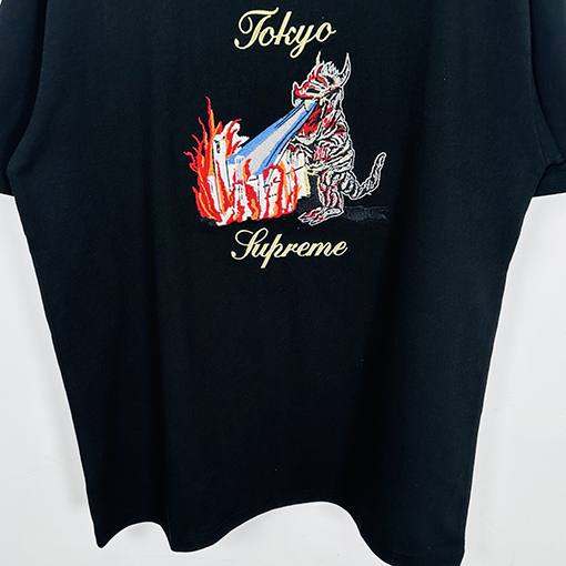 シュプリーム偽物 SUPREME 東京刺繍モンスター半袖Tシャツ