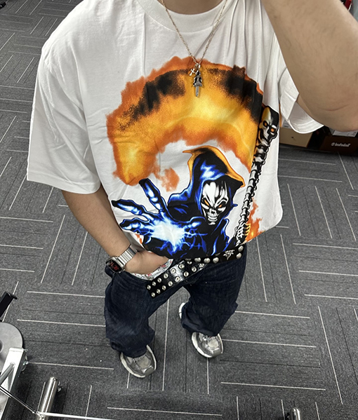 シュプリームコピー SUPREME アメリカンストリートスタイル　デスプリント半袖Tシャツ