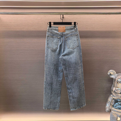 アレキサンダーワンコピー Alexander wang レディース文字がエンボスされたミラーロゴジーンズ