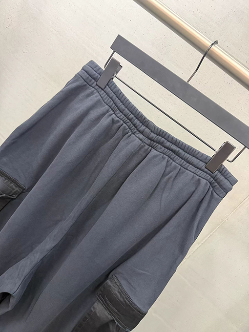 バレンシアガスーパーコピー BALENCIAGA ダブルリングツイルパッチワークワークパンツ