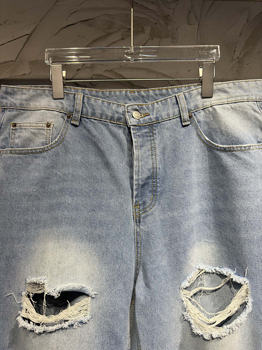 アクネストゥディオズ PatcDistressed Jeans FEah ウォッシュのダメージジーンズ