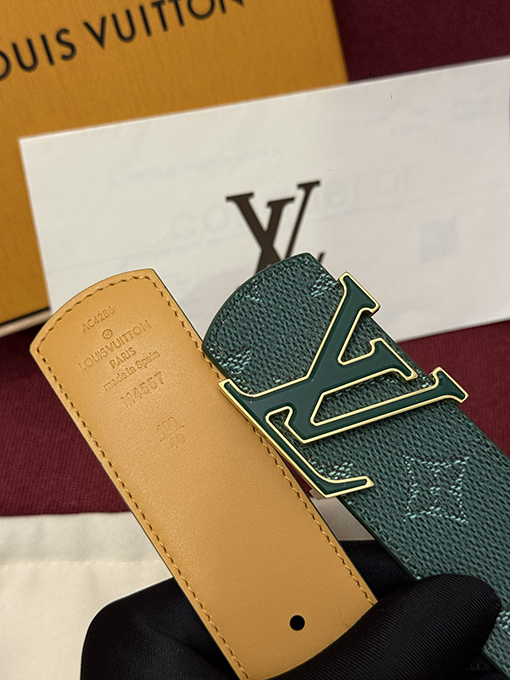 ルイヴィトン LV Dimension Monogram Surplus クラシックユニセックスのワークウェアフリップアップベルト