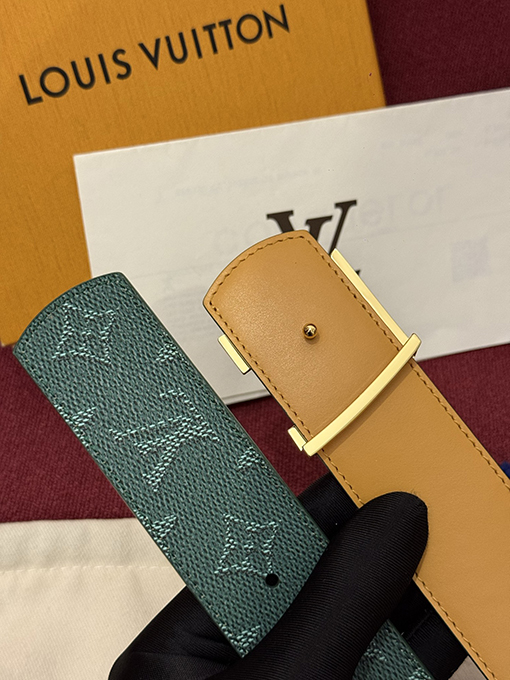 ルイヴィトン LV Dimension Monogram Surplus クラシックユニセックスのワークウェアフリップアップベルト