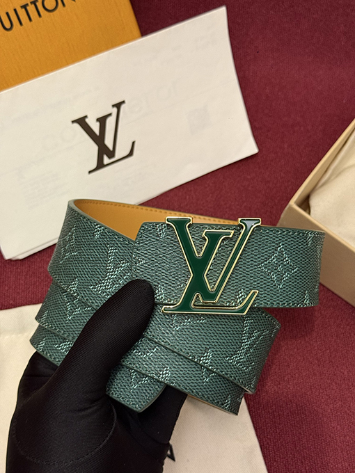 ルイヴィトン LV Dimension Monogram Surplus クラシックユニセックスのワークウェアフリップアップベルト