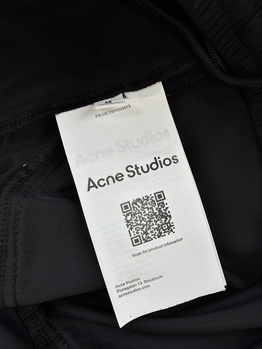 アクネストゥディオズ Acne Studios テック刺繍ロゴ入りトラックパンツ