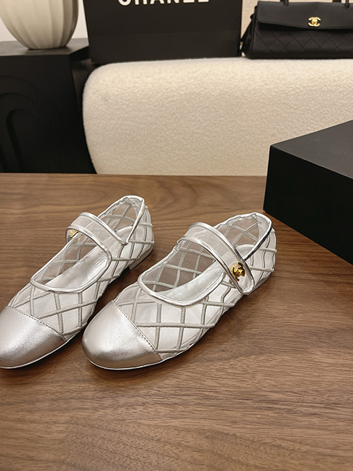 シャネルコピー Spot Sale レディースメッシュメリージェーンシューズ