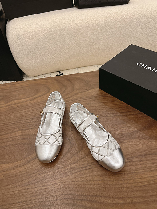 シャネルコピー Spot Sale レディースメッシュメリージェーンシューズ
