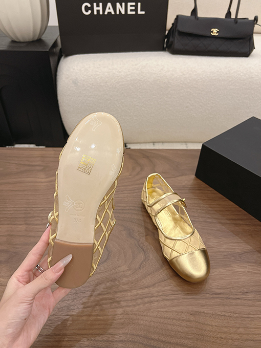 シャネルコピー Spot Sale レディースメッシュメリージェーンシューズ