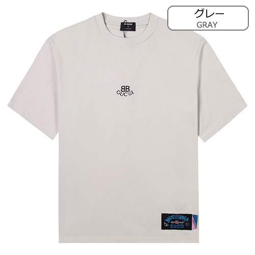 グッチ偽物 × バレンシアガ  メンズ レディース 半袖Tシャツ