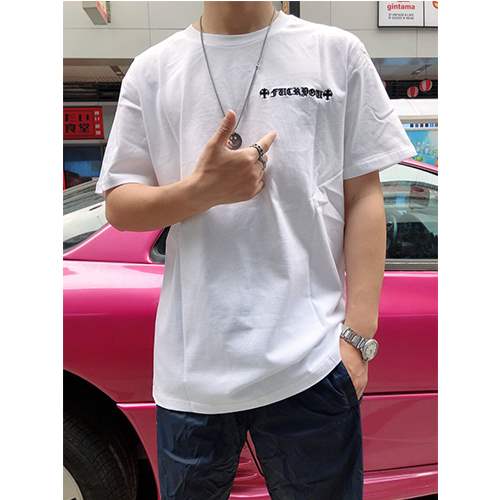 クロムハーツ偽物メンズ レディース 半袖Tシャツ