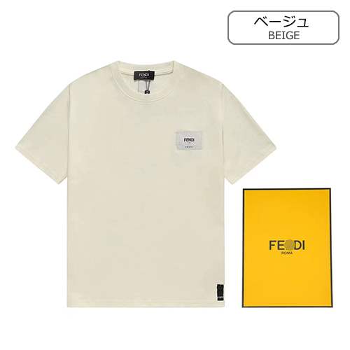 フェンディ 偽物メンズ レディース 半袖Tシャツ