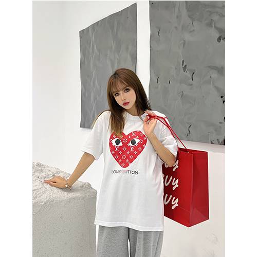 【ルイヴ*トン】メンズ レディース 半袖Tシャツ 