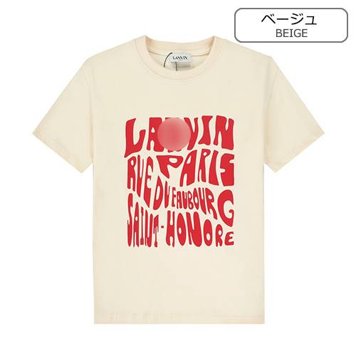 【ランバン】メンズ レディース 半袖Tシャツ 