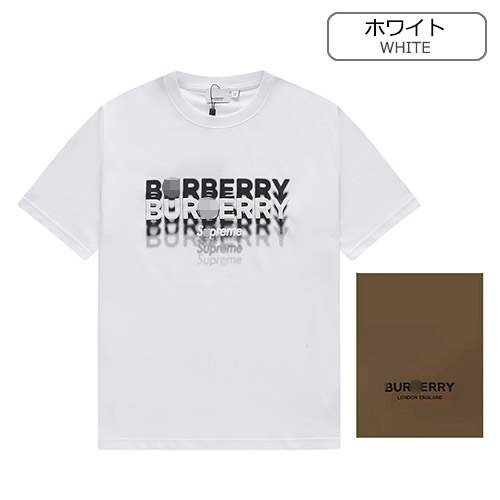 バーバリー 偽物メンズ レディース 半袖Tシャツ