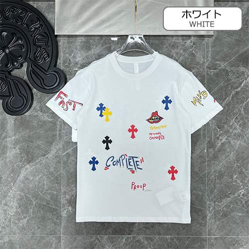 クロムハーツ偽物メンズ レディース 半袖Tシャツ