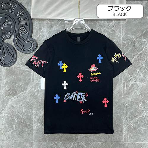 クロムハーツ偽物メンズ レディース 半袖Tシャツ