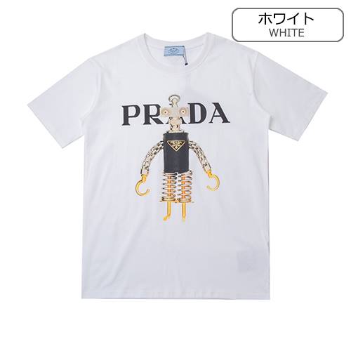 プラダコピー メンズ レディース 半袖Tシャツ