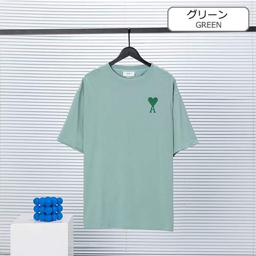 AMIスーパーコピー  メンズ レディース 半袖Tシャツ