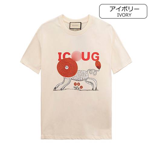 グッチ偽物メンズ レディース 半袖Tシャツ