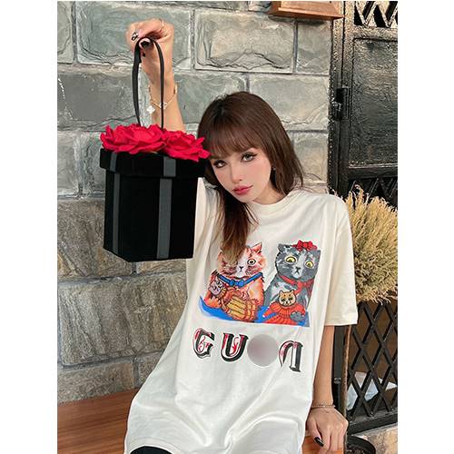 グッチコピーメンズ レディース 半袖Tシャツ